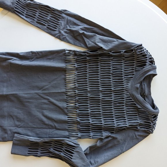 Stella McCartney x Adidas - Warp Knit Top Grey - Picture 5 of 6